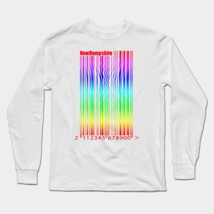 Rainbow barcode Long Sleeve T-Shirt